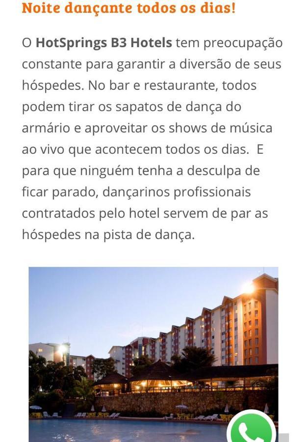 Hot Springs Hotel Caldas Novas-Flat Vip 외부 사진