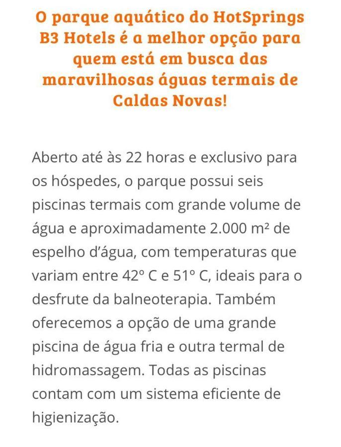 Hot Springs Hotel Caldas Novas-Flat Vip 외부 사진